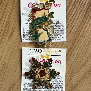 Two Hands Collection Holiday Pins